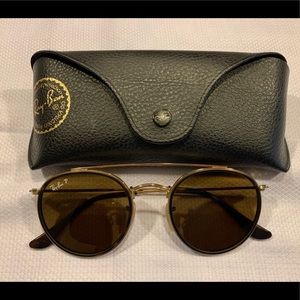 Ray ban round double bridge sunglasses